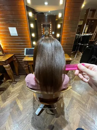 ミディアム stylist YUTOのヘアスタイル