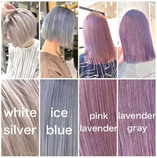 ミディアム カラー 似合わせ小顔ショート /akane🐰♥️のヘアスタイル