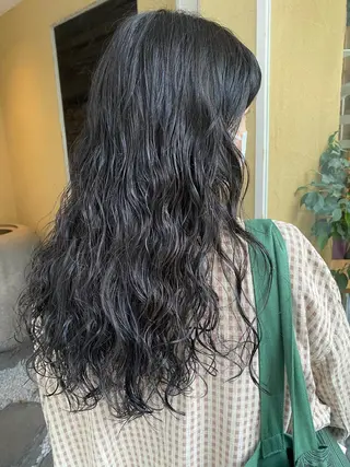 ロング カラー アオイ🩵暖色 /まろやかカラーのヘアスタイル