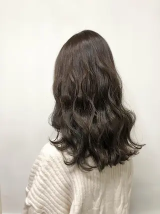 セミロング カラー EIGHT 船橋のヘアスタイル