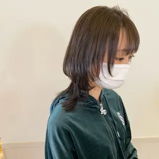 ミディアム 🐺ウルフ/レイヤー 似合わせ‎🤍沙羅のヘアスタイル