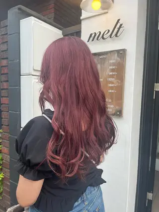 ロング カラー 上品な暖色/丸みボブ Chie🪷のヘアスタイル