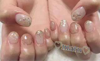 ネイル まるみ♡8/25- 31お休み🙇‍♀️のネイルデザイン