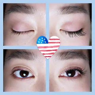 マツエク・マツパ Rouge ・ K  　のマツエク・マツパデザイン