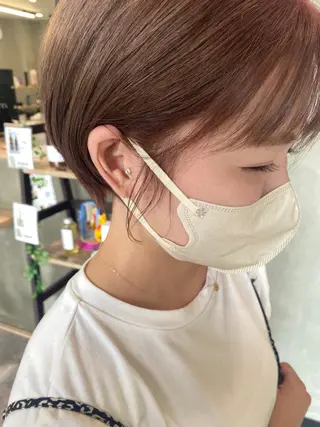 ショート カラー 🕶️佐藤 海李🐏のヘアスタイル