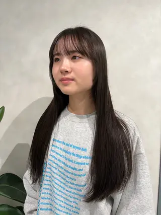 ロング 森住 優香のヘアスタイル