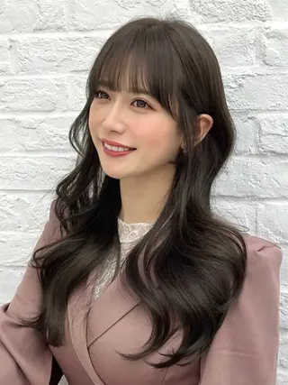 セミロング カラー パーマ ヘアアレンジ 韓国ヘア×2way 🇰🇷和知拓郎のヘアスタイル