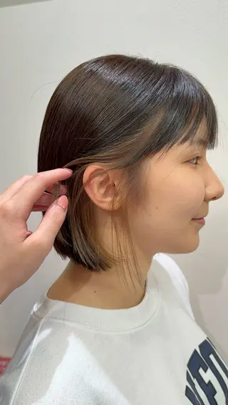 ショート レイヤー/暖色⭐️ 💖石川町sayaのヘアスタイル