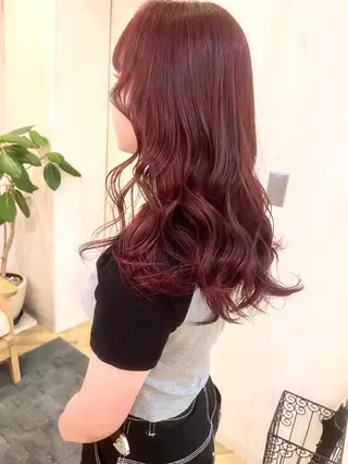 ミディアム カラー ヘアアレンジ ブリーチなし/ レイヤー🌿runaのヘアスタイル