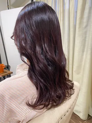 ミディアム カラー titian　田中 美名のヘアスタイル