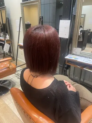 ショート カラー 松尾 遥花のヘアスタイル