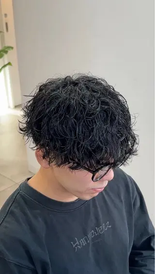 パーマ メンズ メンズパーマ/新宿/ サイカショウイチのヘアスタイル