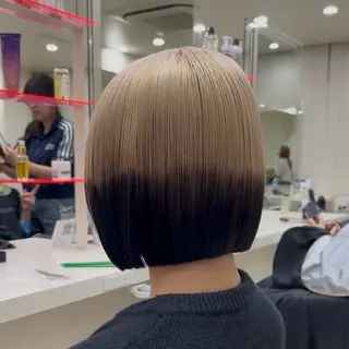 ショート ✨池袋で1番キレイな ボブ✂️ケンボーのヘアスタイル