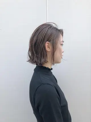 ショート カラー ノグチ ユウキ/ボブのヘアスタイル