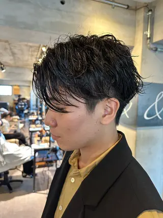 ショート パーマ メンズ ✂︎メンズ特化✂︎ 竹内貴則のヘアスタイル