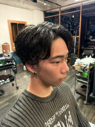 メンズ 早稲田/メンズ専門 /フェード/葛西裕季のヘアスタイル
