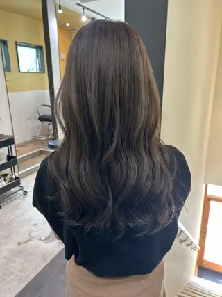 ロング カラー hub hair レイヤー/透明感のヘアスタイル