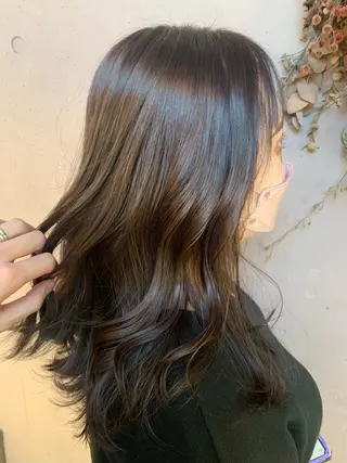 セミロング 髪質改善|縮毛矯正 ◎店長◎Keitaのヘアスタイル