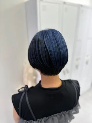 カラー ショート piLLon 心斎橋のヘアスタイル