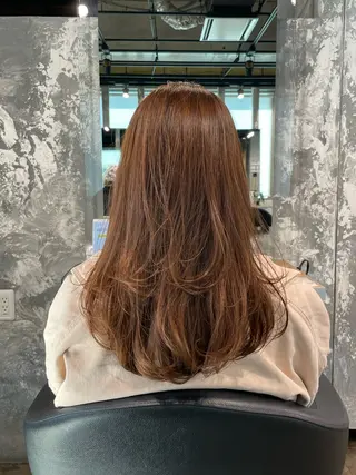 ミディアム 💎髪質改善縮毛矯正 SHU💎のヘアスタイル