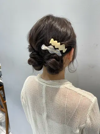 ヘアアレンジ 韓国ヘア🍒渡辺 咲🍒のヘアスタイル