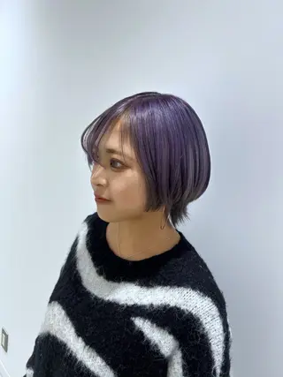 ショート カラー はるか/ブリーチカラ ー/ヘアアレンジ🤍のヘアスタイル