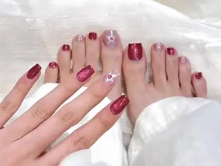 ネイル Mina🧸 韓国風ネイル🎀のネイルデザイン