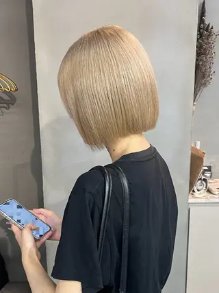 ショート カラー qulim hair所属・赤座 早紀【qulim】のヘアスタイル