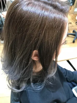 ミディアム 緑地公園美容室 neohairのヘアスタイル