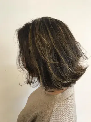 ショート カラー デザインカラー🌈 高木リョウのヘアスタイル