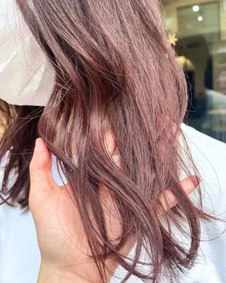 ミディアム カラー 髪質改善カラー☆ ヘアアレンジmiyuのヘアスタイル