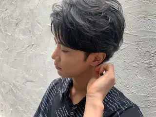 ショート パーマ メンズ LOuNICA/銀座 RYUNOSUKEのヘアスタイル