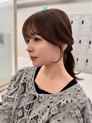 セミロング カラー ✨艶髪✨ 可西 凜々子のヘアスタイル