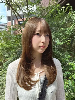 ロング hair make　chou-chou所属・仁井 莉央のヘアスタイル