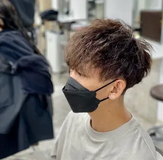 ショート 白髪ぼかしハイライト 白髪ぼかしカラー中澤のヘアスタイル