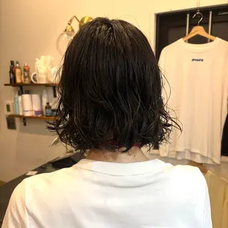 ショート みさき/パーマ/ハ イトーン指名No.1のヘアスタイル