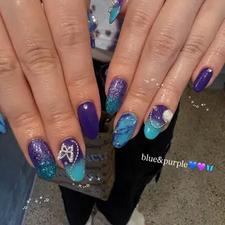 ネイル She nail studio 原宿所属・パラジェル有/ スカルプ/mahoのネイルデザイン