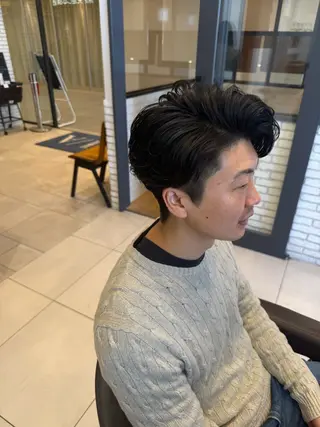ショート HARE&MAKE EARTH 草津エイスクエア店所属・ヒラタ ソウタのヘアスタイル