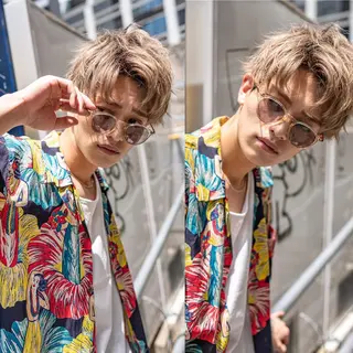 ショート カラー メンズ FM【エフエム】HAVANA所属・💈圧倒的メンズ特化 明大前美容師💈のヘアスタイル