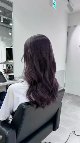 ロング バレイヤージュ/ ハイライトꔛyumeのヘアスタイル