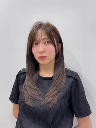 セミロング カラー メンズパーマ/ メンズカット/平木のヘアスタイル