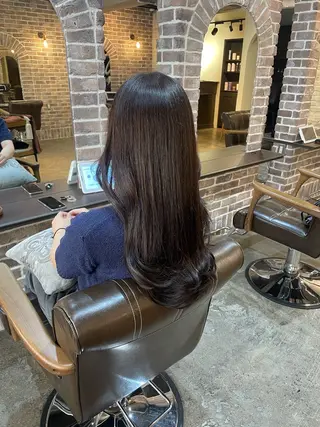 ロング カラー ACROあべの店所属・艶カラー/インナー /グラデ/大西小百合のヘアスタイル