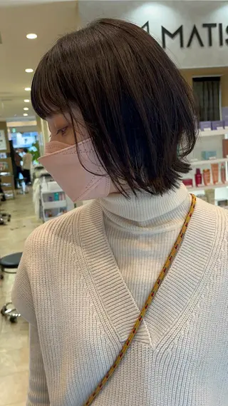 ミディアム 西新/siohair 似合わせ/石尾刻矢のヘアスタイル