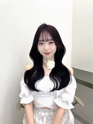 セミロング MAEUL NAGOYA所属・⛓韓国IDOLヘア 🥀🖤/あいりのヘアスタイル