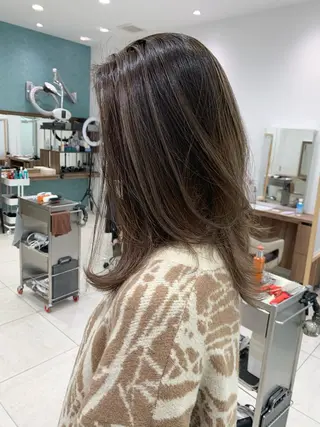 ロング 日野・八王子縮毛矯正 ワタナベリョウマのヘアスタイル