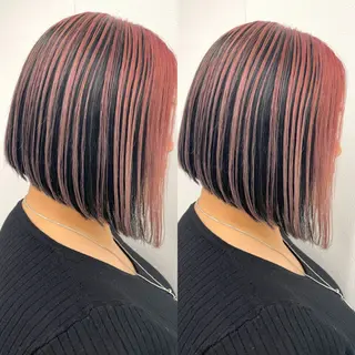 ショート カラー ブリーチ無しダブル カラー🦕まどかのヘアスタイル