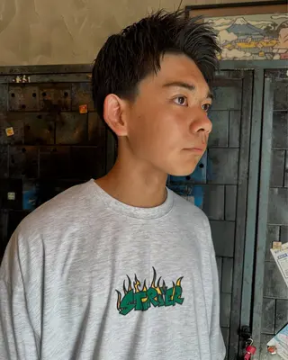 メンズ 尾山 敦史のヘアスタイル
