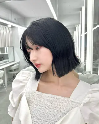 ショート 韓国顔まわり/前髪 /レイヤー/いつきのヘアスタイル