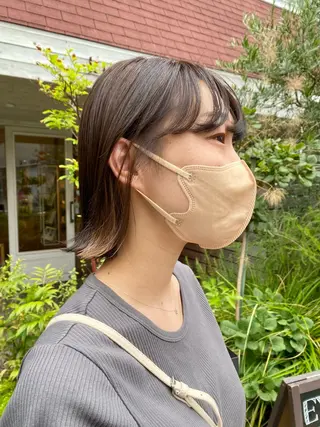 ショート カラー ヘアアレンジ BELLA阿部野 TOMOMIのヘアスタイル