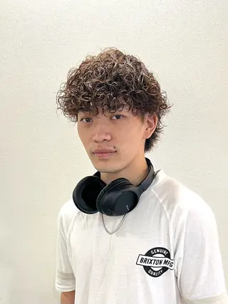 パーマ メンズ 茅ヶ崎パーマ特化/ スパイラル/ハルキのヘアスタイル